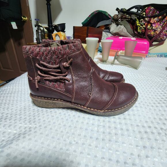 AETREX EUC WOMENS SZ 8.5 TESSA SWEATER ANKLE BOOTIES BOOTS SHOES - Picture 1 of 11